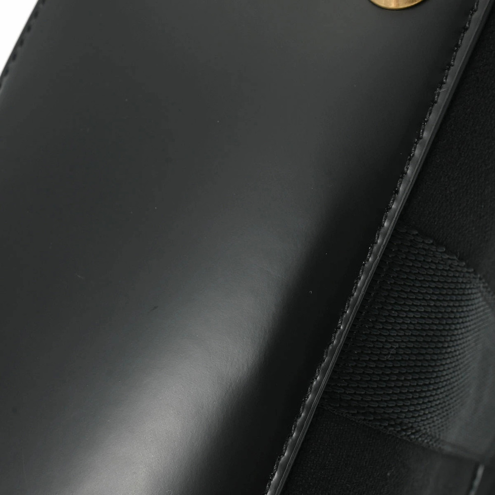 BALENCIAGA Tote Black Canvas Leather Bag - Picture 8 of 9